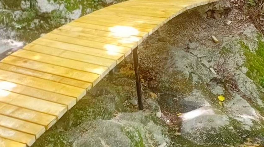 NP KOZARA: OBNOVLJEN MOSTIĆ NA ZEČIJEM KAMENU